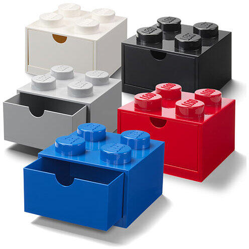 LEGO® Sertar de birou LEGO 2x2 negru