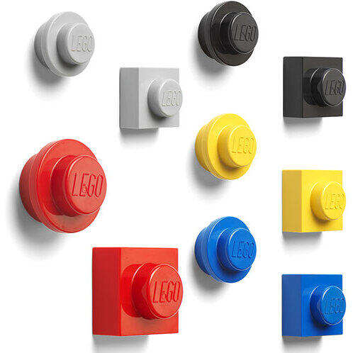 LEGO® Set 2 magneti LEGO, Rosu