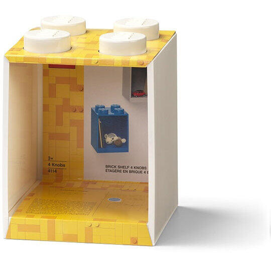 LEGO® Raft Caramida LEGO 2x2 - Alb
