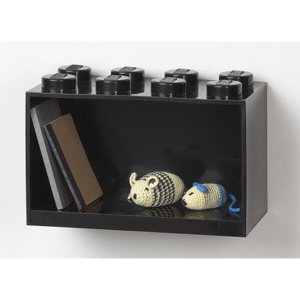 LEGO® Raft Caramida LEGO 2x4 - Negru