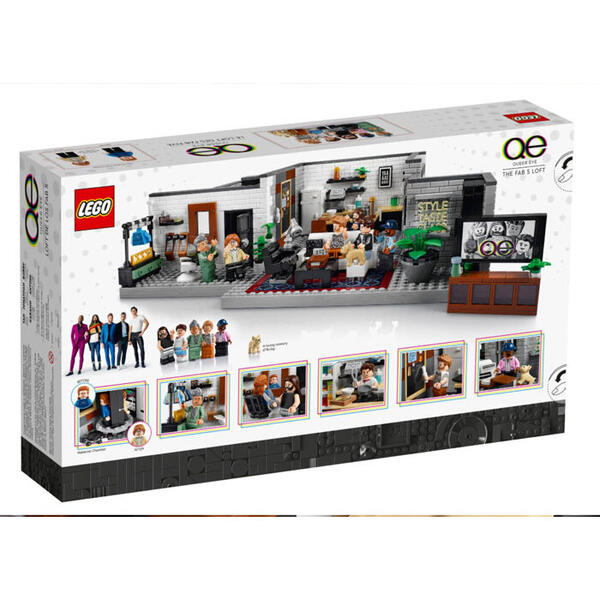 LEGO® LEGO Creator Expert Queer Eye - Apartamentul Fab 5, 974 piese