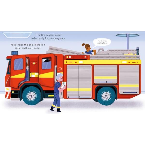 Usborne Peep Inside - How a Fire Engine Works