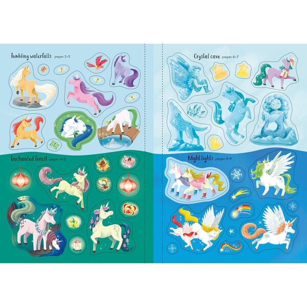 Usborne Sticker book - Sparkly Unicorns