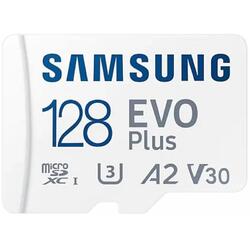 Card memorie Samsung MB-MC128KA/EU EVO Plus, MicroSDXC, 128GB, UHS-I + Adaptor SD