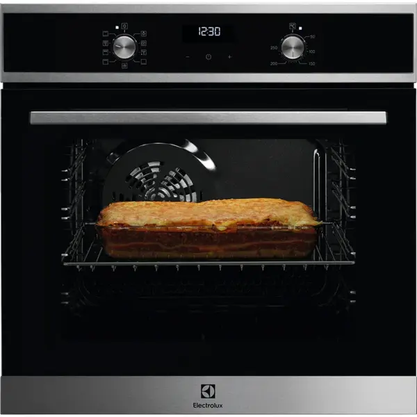 Cuptor electric incorporabil Electrolux , 57 l, SurroundCook, Even Cooking, Grill, Control Thermotimer, Clasa A, Inox