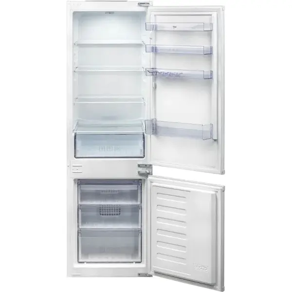 Combina frigorifica incorporabila Beko BCHA275K3SN, 262 l, Congelator NoFrost, Big Freezer, Clasa F, H 177.5 cm, Alb