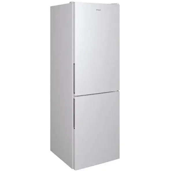 Combina frigorifica Candy CCE4T618ES, Total No Frost, Super Cooling, 341 L, H 185 cm, Clasa E, Argintiu