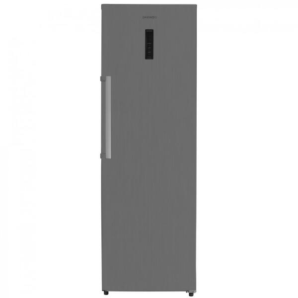 Congelator vertical Daewoo, 60 cm, NoFrost, 274 l, 185 cm inaltime, clasa A++/E, control electronic, 7 sertare, Inox