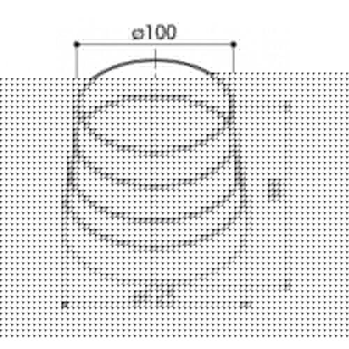 Faber Reductie tub pentru hota, 125 la 100 mm