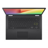 Laptop 2 in 1 ASUS Vivobook Flip 14 TP470EA-EC003T, 14inch Touch, Intel Core i5-1135G7, RAM 8GB, SSD 256GB, Intel Iris Xe Graphics, Windows 10 S, Negru
