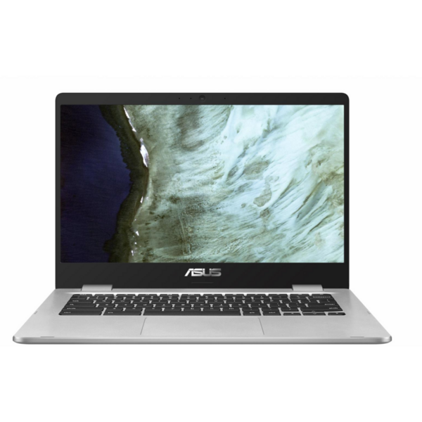 Laptop Asus ChromeBook C423NA, 14" Full HD Touch, Intel Celeron N3350, RAM 4GB, eMMC 64GB, Chrome OS, Argintiu