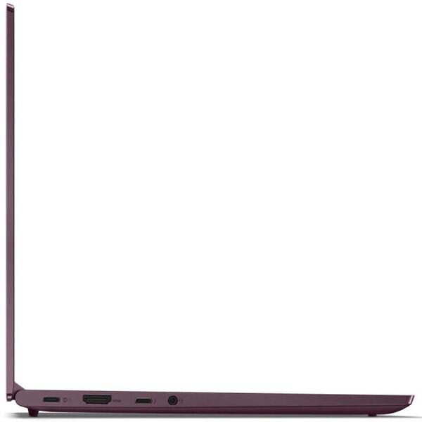 Laptop Lenovo Yoga Slim 7 14ITL05, Intel Core i7-1165G7, procesor 2.8 GHz, 14 inch, Full HD, 16GB, SSD 512GB, Intel Iris Xe Graphics, Windows 10 Home, Violet
