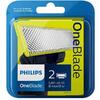 Philips Rezerve OneBlade QP220/50, compatibil OneBlade si OneBladePro, 2 rezerve, Verde