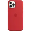 Husa de protectie Apple Silicone Case MagSafe pentru iPhone 12 Pro Max, (PRODUCT)RED