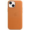 Husa de protectie Apple cu MagSafe pentru iPhone 13 Mini, Piele, Golden Brown