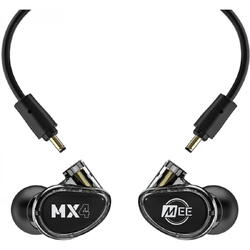 Căști hibride modulare MEE Audio MX4 Pro, fum/negru