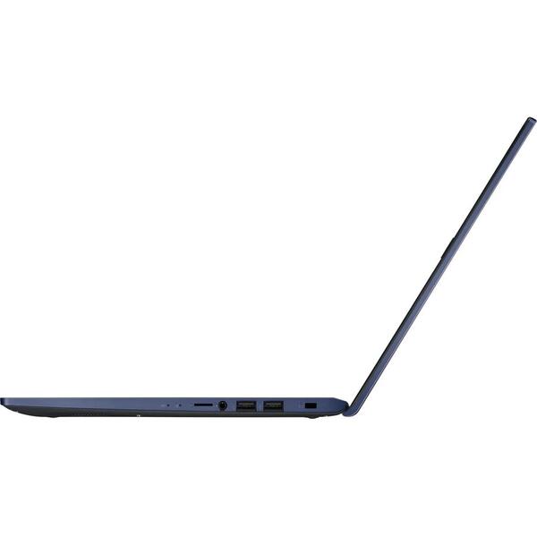 Laptop ASUS X515EA cu procesor Intel® Core™ i3-1115G4 pana la 4.10 GHz, 15.6", HD, 8GB, 256GB SSD, Intel UHD Graphics, Free DOS, Albastru