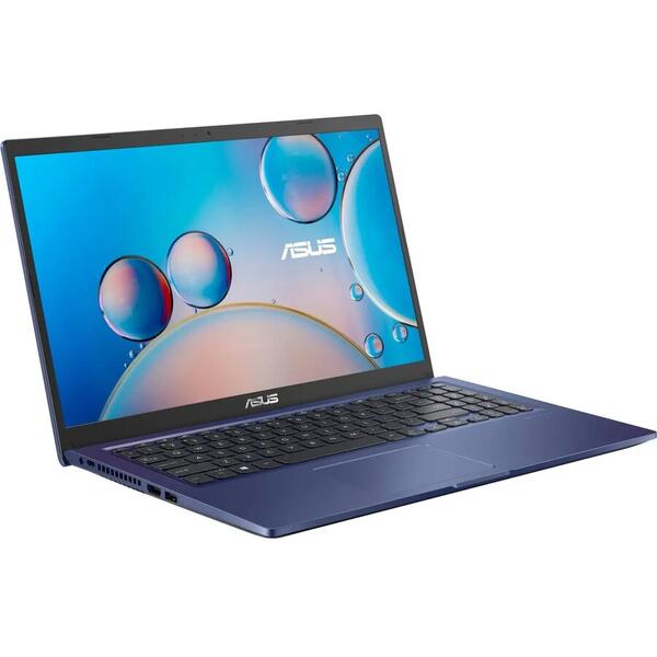 Laptop ASUS X515EA cu procesor Intel® Core™ i3-1115G4 pana la 4.10 GHz, 15.6", HD, 8GB, 256GB SSD, Intel UHD Graphics, Free DOS, Albastru