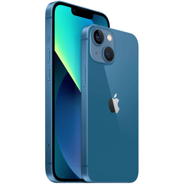 Telefon mobil Apple iPhone 13 mini, 256 GB, 5G, Albastru