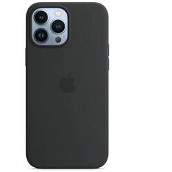 Carcasa Silicone Case cu MagSafe pentru Apple iPhone 13 Pro Max, Midnight Black