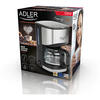 Cafetiera Adler AD4407 0,7 L, 550 W Negru\Argintiu
