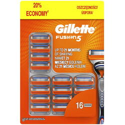 Cap de schimb Gillette Fusion5 pentru aparat de ras pentru bărbați, 16 buc