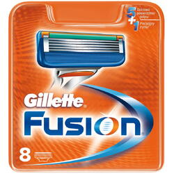 Lama de ras pentru barbati Gillette Fusion, 8 buc