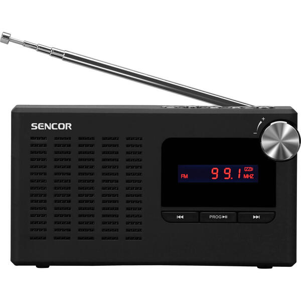 Radio Portabil Sencor SRD 2215 USB / microSD, Negru