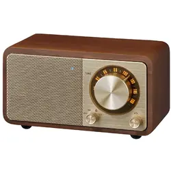 Radio portabil, Sangean,WR-7 Genuine Mini, Rosu, FM