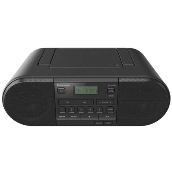 Radio CD Panasonic RX-D500EG-K, Negru