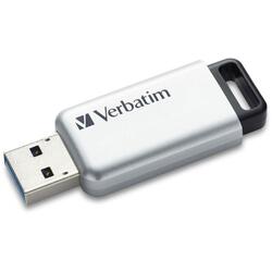 Stick USB Verbatim Store 'n' Go Secure Pro, 64GB, USB 3.0 (Argintiu)