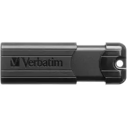Stick USB Verbatim Pinstripe, USB 3.0, 64GB (Negru)