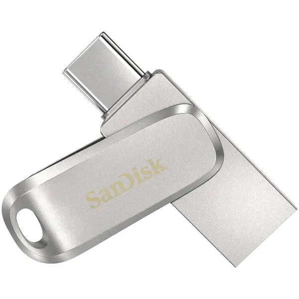 Memorie USB Sandisk Ultra® Luxe Dual Drive 128GB, USB 3.1/USB Type-C, Metal