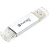 Memorie USB Platinet 2.0 AX-Depo 32GB + microUSB for tablets, argintie
