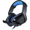 Casca gamer Yenkee YHP 3005 Guerrilla cu microfon, negru/albastru