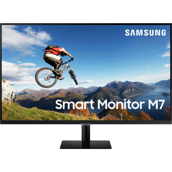 Monitor Smart USB-C LED VA Samsung 32'', UHD, 60Hz, 8ms, HDMI, USB USB-C, LS32AM700PRXEN