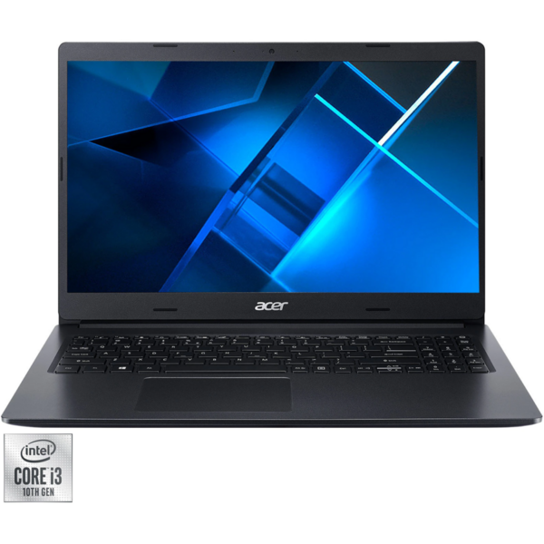 Laptop Acer Extensa 15 EX215-53G cu procesor Intel® Core™ i3-1005G1, 15.6, HD, 8GB, 256GB SSD, Negru