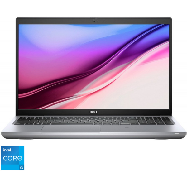 Laptop DELL 15.6 Latitude 5521, FHD, Procesor Intel® Core™ i5-11500H, 16GB DDR4, 256GB SSD, GeForce MX450 2GB, Linux, Gri