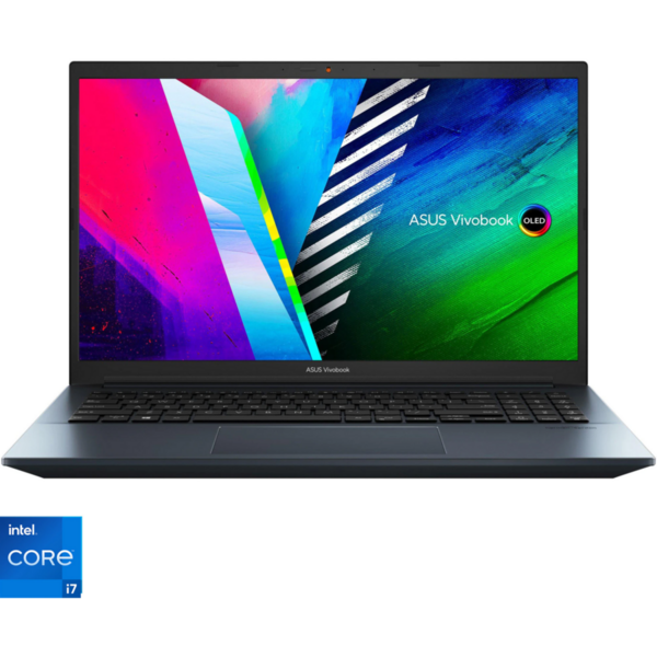 Laptop ASUS Vivobook Pro 15 K3500PH cu procesor Intel® Core™ i7-11370H, 15.6, Full HD, OLED, 16GB, 512GB SSD, NVIDIA® GeForce® GTX 1650 4GB, Albastru