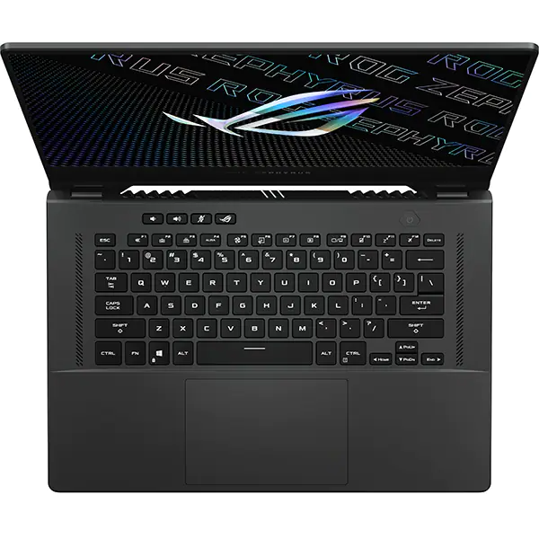 Laptop Gaming ASUS ROG Zephyrus G15 GA503QS-HQ004, AMD Ryzen 9 5900HS, 15.6 Full HD, 32GB, SSD 1TB, NVIDIA GeForce RTX 3080 8GB, Free Dos, Gri inchis