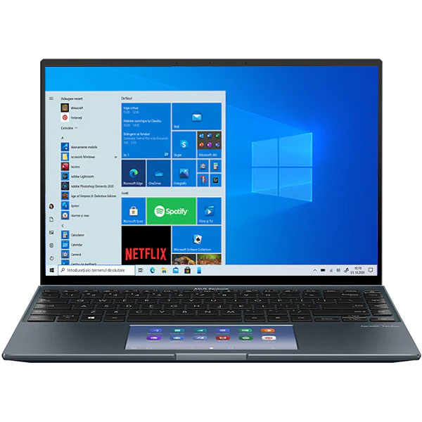 Laptop ASUS ZenBook 14 OLED UX5400EG-KN178T, Intel Core i7-1165G7, 14 WQXGA+ Touch, 16GB, SSD 1TB, NVIDIA GeForce MX450 2GB, Windows 10 Home, Gri