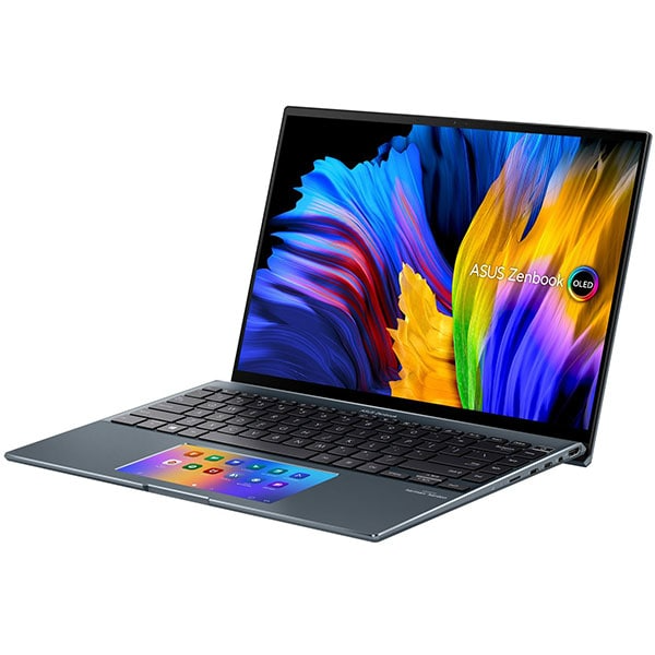 Laptop ASUS ZenBook 14 OLED UX5400EG-KN178T, Intel Core i7-1165G7, 14 WQXGA+ Touch, 16GB, SSD 1TB, NVIDIA GeForce MX450 2GB, Windows 10 Home, Gri