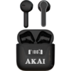 Casti In-Ear Akai, BTE-J101, Bluetooth, Microfon, Negre
