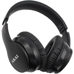 Casti Over-Ear Akai BTH-B6ANC, Wireless, Bluetooth, Radio FM, Noise Cancelling, Negre
