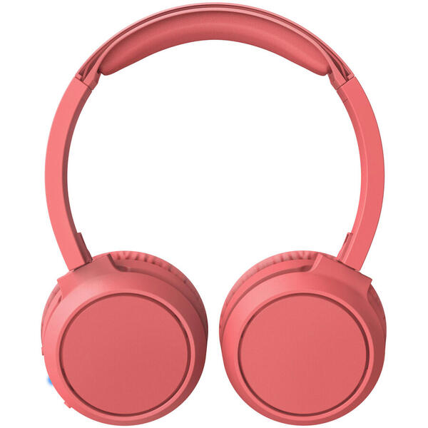 Casti Audio On-Ear Philips, TAH4205RD/00, Bluetooth, Autonomie 29h, Rosu
