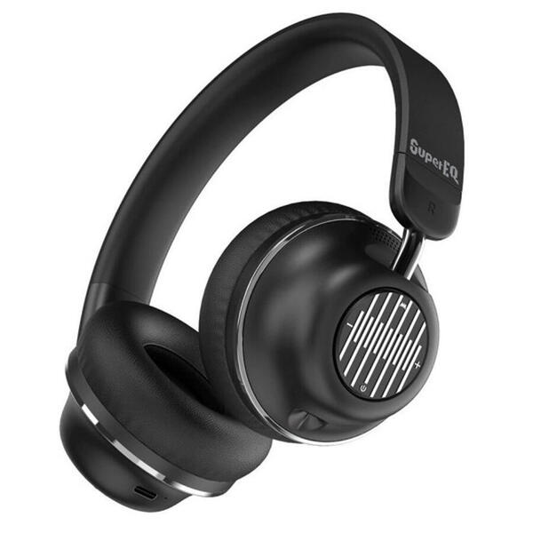 Casti hibride OneOdio S2 B, Bluetooth, anulare activa a zgomotului, Negru