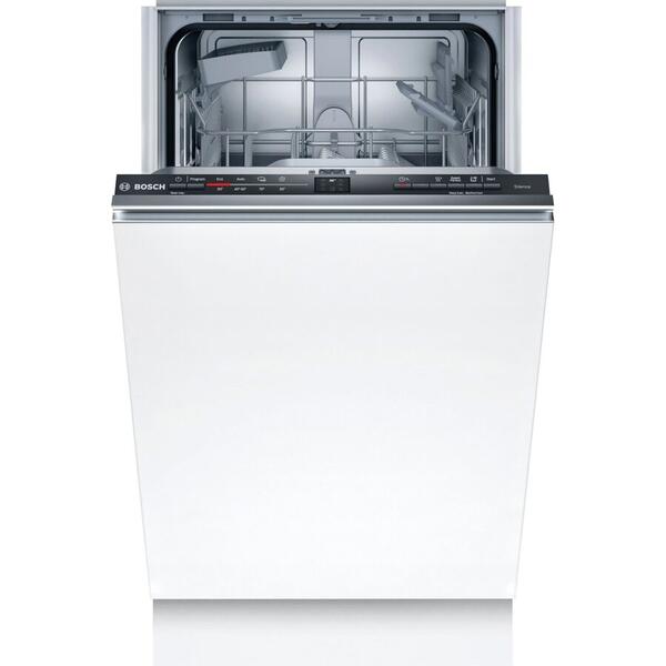Masina de spalat vase incorporabila Bosch SRV2IKX10K, 9 seturi, 4 programe, Clasa F, ExtraDry, InfoLight, AquaStop, ActiveWater, 45 cm