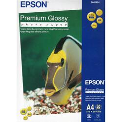 Hartie foto Epson Premium glossy C13S041624, 50 de coli