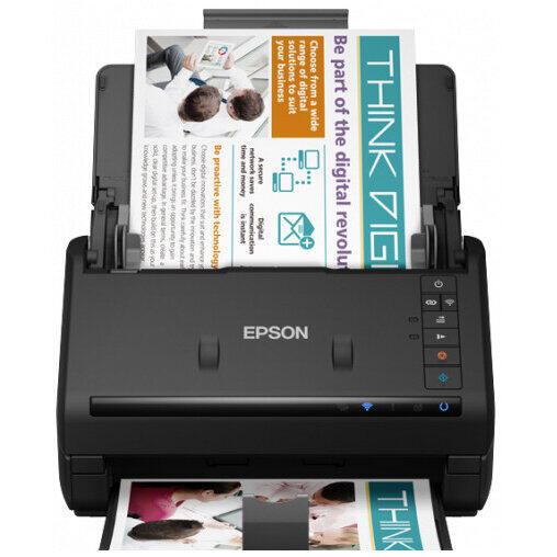 Scanner Epson ES-500WII Format A4, WiFi, USB 3.0, Negru