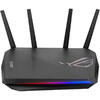 Router gaming wireless ASUS GS-AX5400, AX5400, WiFi 6, MU-MIMO, Mobile Game Mode, compatibil PS5, Instant Guard, Gear Accelerator, 6 antene Wi-Fi, Negru